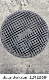 Manhole Covesteel Drain Cover Top Angle Shotr, Pictured Above.
