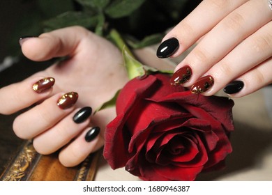 Black Nails Images Stock Photos Vectors Shutterstock