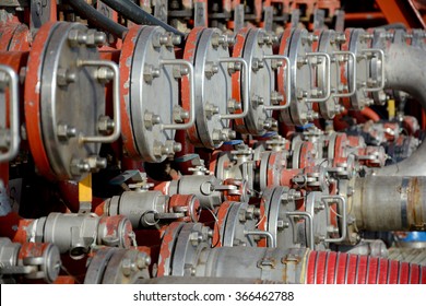 manifold of chemical tanker