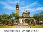 Manila Cathedral located in Intramuros district, Manila, Philippines
