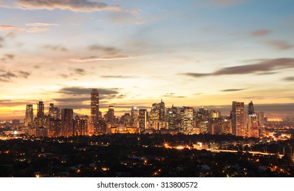 Manila At Night, Philippines