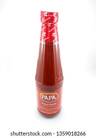 MANILA, PH - APR. 1: Papa Banana Ketchup Bottle On April 1, 2019 In Manila, Philippines.