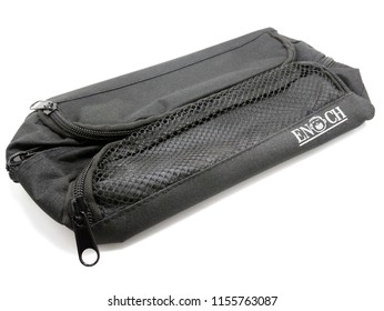 MANILA, PH - AUG. 13: Enoch Shoe Organizer Bag On August 13, 2018 In Manila, Philippines. Enoch Brand Is A Independent Financial Adviser In The Philippines.