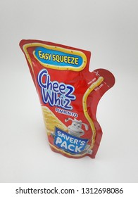 MANILA, PH - FEB. 11: Cheez Whiz Pimiento Cheese Spread On February 11, 2019 In Manila, Philippines. Cheez Whiz Brand Is A Maker Of Food Products.