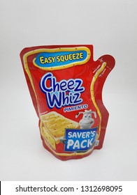 MANILA, PH - FEB. 11: Cheez Whiz Pimiento Cheese Spread On February 11, 2019 In Manila, Philippines. Cheez Whiz Brand Is A Maker Of Food Products.