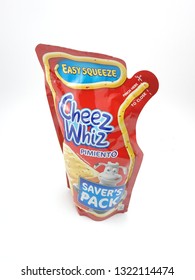 MANILA, PH - FEB. 22: Cheez Whiz Cheese Pimiento Squeeze Pack On February 22, 2019 In Manila, Philippines.