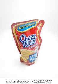 MANILA, PH - FEB. 22: Cheez Whiz Cheese Pimiento Squeeze Pack On February 22, 2019 In Manila, Philippines.