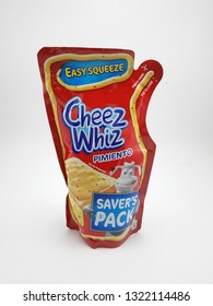 MANILA, PH - FEB. 22: Cheez Whiz Cheese Pimiento Squeeze Pack On February 22, 2019 In Manila, Philippines.