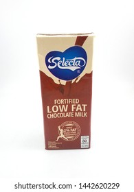 MANILA, PH - JULY 2: Selecta Fortified Low Fat Chocolate Milk Drink On July 2, 2019 In Manila, Philippines.