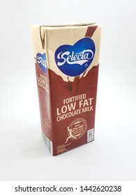 MANILA, PH - JULY 2: Selecta Fortified Low Fat Chocolate Milk Drink On July 2, 2019 In Manila, Philippines.