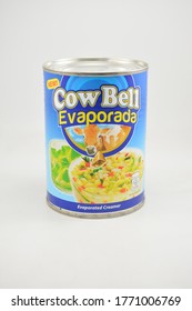 MANILA, PH - JUNE 26 - Cow Bell Evaporated Milk Can On June 26, 2020 In Manila, Philippines.