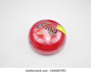 MANILA, PH - MAR. 21: E-ma Vitamin C Strawberry Flavor Candy On March 21, 2019 In Manila, Philippines.