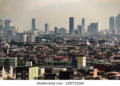 Manila As Seen From Taft Avenue In Manila, Philippines.