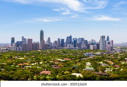 Manila Skyline, Philippines.