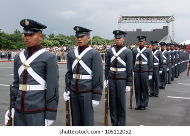 MANILA,PHILIPPINES-JUNE 12:Members Of The Philippines Armed Forces  Perform At The Philippines Independence Day On June 12, 2012  In Manila. The Philippines Celebrate The 114th Independence Day.