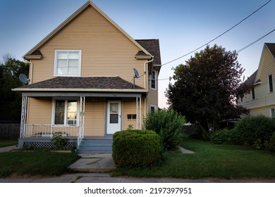 Manitowoc, Wisconsin, USA - July 21, 2022: The Home Of MLB Pitcher Stoney McGlynn, Player For The St. Louis Cardinals From 1906-08 Setting League Records For Innings Pitched, Batters Faced, And More. 