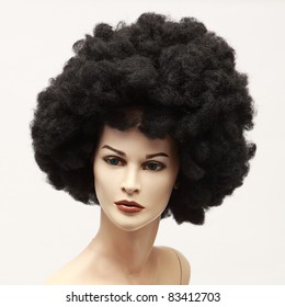 afro hair mannequin