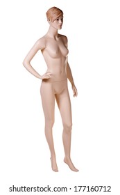 Mannequin Female Isolated