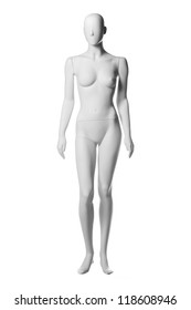 Mannequin Woman Isolated