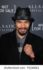 Manny Pacquiao At The AllSaints Spitalfields And Not For Sale Collection Launch, The Music Box, Hollywood, CA 10-24-11