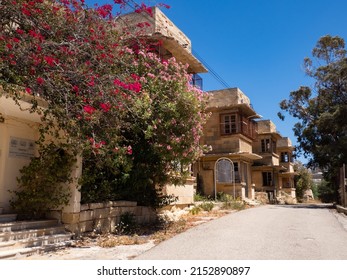 Manoel Island, Malta - May, 2021: Abandoned Buildings Of Regional Marine Pollution Emergency Response Center For Mediterranean Sea. REMPEC. Europe