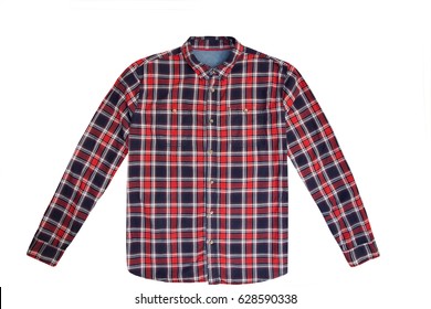 Man's Cotton Plaid Shirt