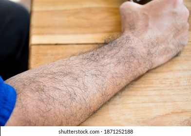 Man's Hairy Arm, Soft Focus