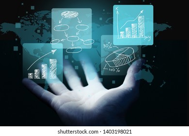 Digital Transformation Concept Hand Holding Light Stock Photo (Edit Now ...