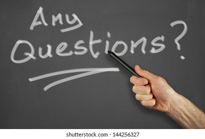 150 Any Questions Chalkboard Images, Stock Photos & Vectors | Shutterstock