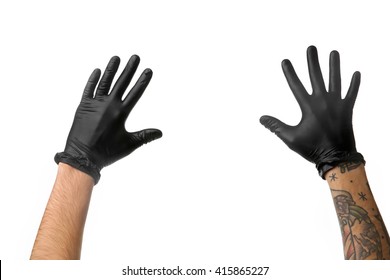 latex tattoo gloves