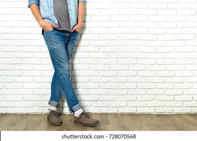 3,440 Mens Jeans Model Images, Stock Photos & Vectors | Shutterstock