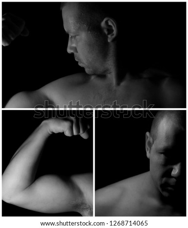 Similar – Image, Stock Photo Rebel Rob Strong Posture