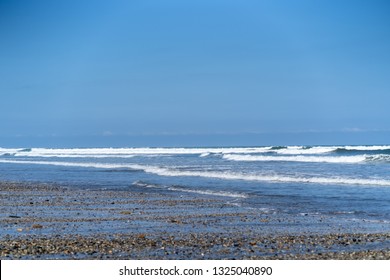 Manta, Ecuador, Beach In Sunny Day