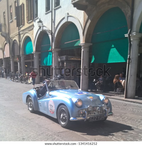 Mantua, 17 September 2017, G.P. Nuvolari.\
Review of historic cars dedicated to the great racing driver Tazio\
Nuvolari, born and lived in Mantua,\
Italy.