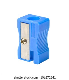 Manual Blue Pencil Sharpener Isolated On Stock Photo 106272641 ...