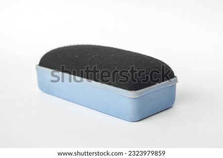 Manual eraser tool for whiteboard isolated white background