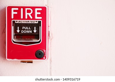 Manual Pull Down Fire Alarm Activation Stock Photo (Edit Now) 1409316719