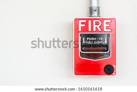 Manual Pull Fire Alarm Safety System