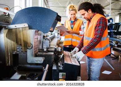 Manual worker and engineer assembling PVC doors and windows. Factory for aluminum and PVC windows and doors production.