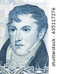 Manuel Belgrano portrait from Argentinian money 