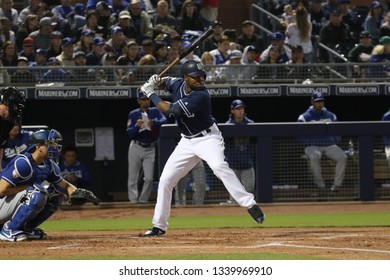 Manuel Margot Center Fielder For The San Diego Padres At Peoria Sports Complex In Peoria, Arizona/USA March 14,2019.