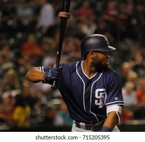 Manuel Margot Center Fielder For The San Diego Padres At Chase Field In Phoenix Arizona USA September 8,2017