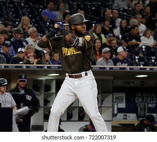 Manuel Margot Outfielder For The San Diego Padres At Petco Park In San Diego California USA September 21,2017.