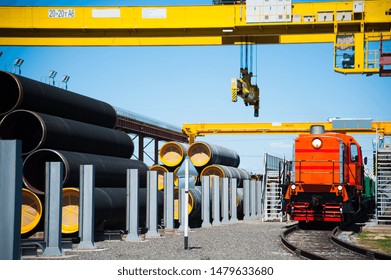 Manufacture Of Steel Pipes For The Subsea Gas Pipeline In The Factory