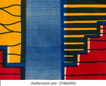 Manufactured African fabric (cotton)  