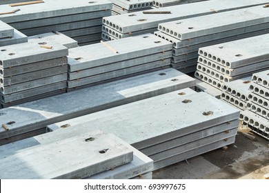 Manufacturing Concrete Slabs. Reinforced Concrete Production F