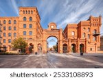 Manufaktura- historic gate- Lodz, Poland