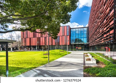 Manukau City, Auckland / New Zealand - August 4, 2018 : MH Building, Auckland University Of Technology South Campus