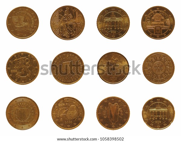 Many 20 Euro Cent Coins Money Stock Photo Edit Now 1058398502 - 