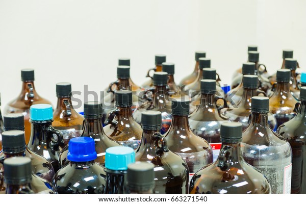 Download Many Amber Glass Bottle Contains Chemical Stock Photo Edit Now 663271540 Yellowimages Mockups
